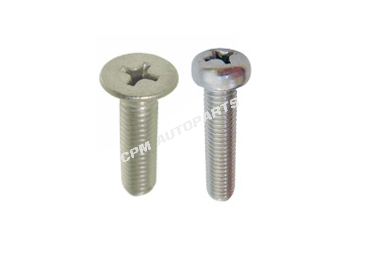 Cross Flat Head, Pan head machine Screws sus 316